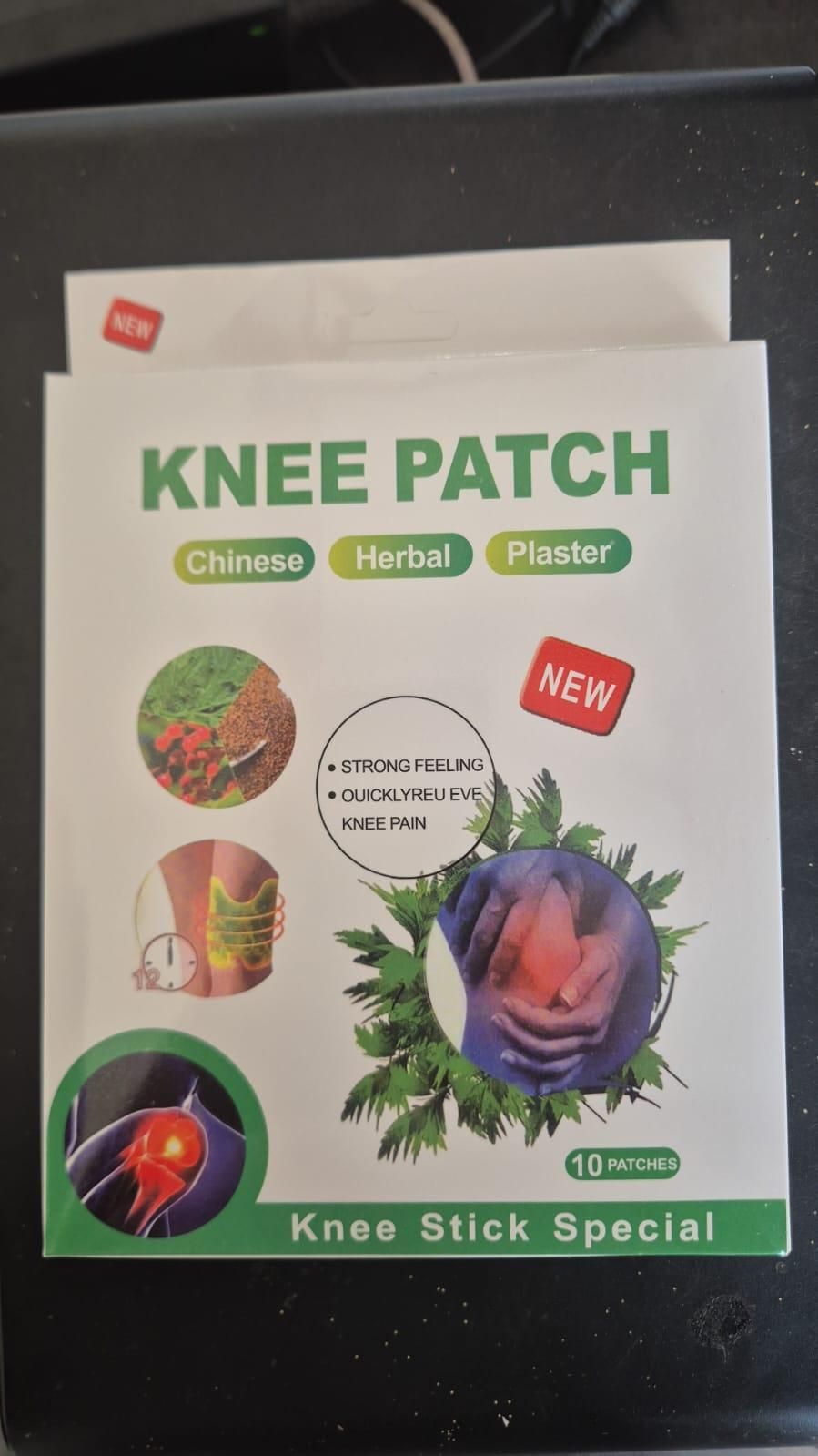 Knee Relief Heat Patches: 36 Count Natural Herbal Relieving Plaster for Long Lasting Muscle and Joint Relief - Mugwort Arthritis Hot Patches Kit with Bone-on-Bone Support