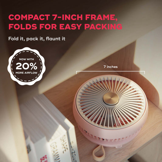 FOLDABLE FAN | All Day Wireless™ Rechargeable